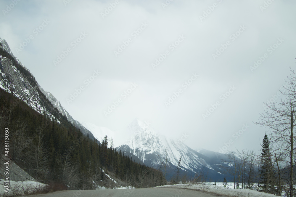 Winter Mountains Landscape