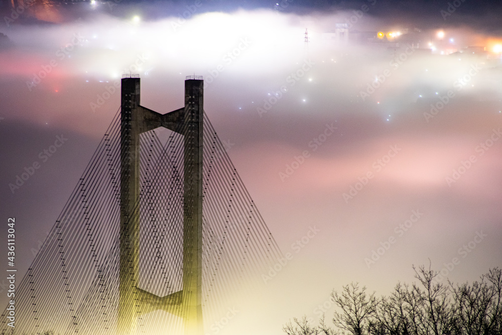Fototapeta premium 秩父夜景雲海