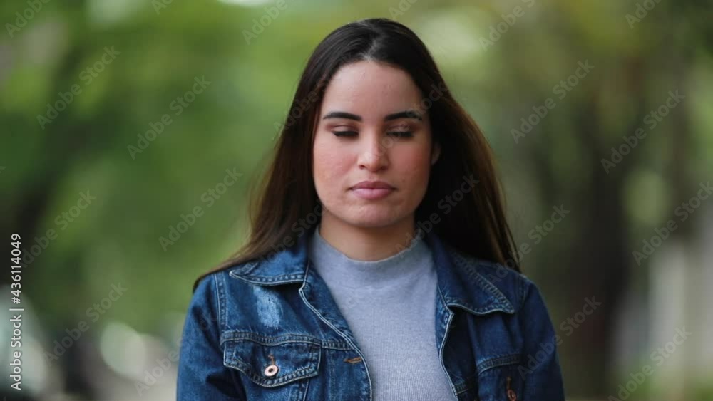 Young millennial woman. Girl in 20s portrait outside Young millennial woman. Girl in 20s portrait outside