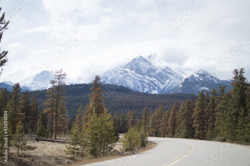 Winter Mountains Landscape