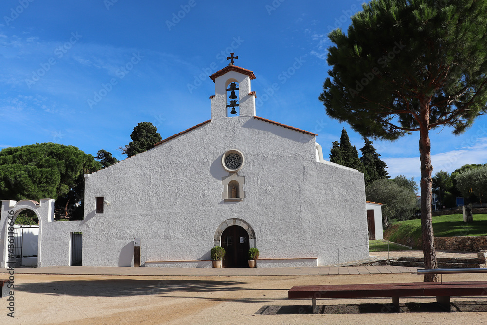 Espagne - Catalogne - Costa Brava - Llança - Chapelle Notre-Dame du Port