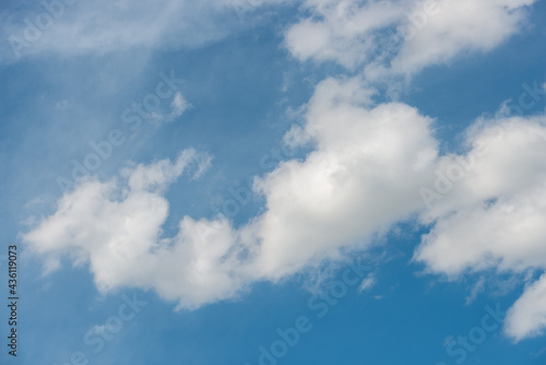 blue sky with clouds