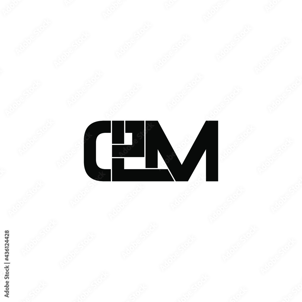 Obraz premium elm letter original monogram logo design