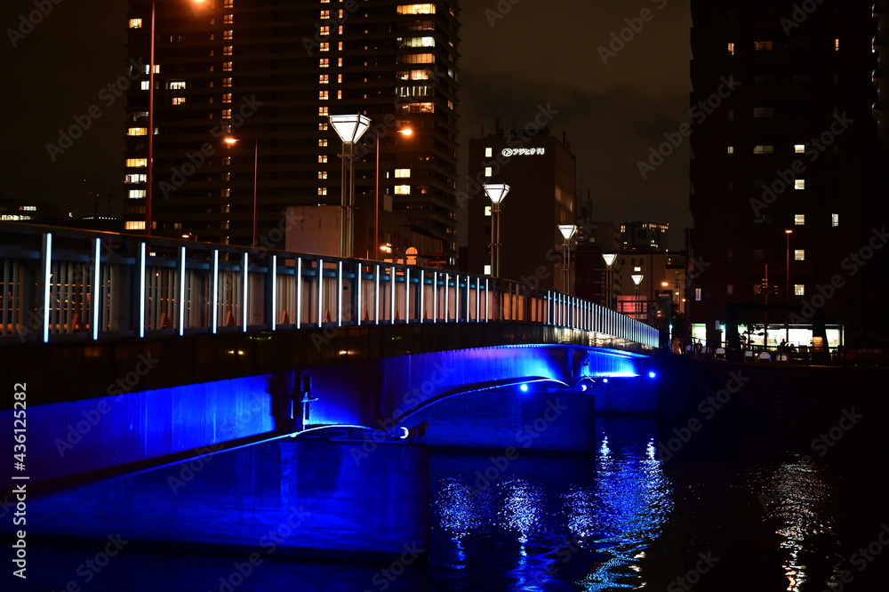 夜景と橋