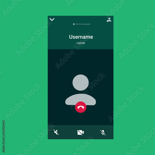 template video call for handphone. WhatsApp Voice video calling.