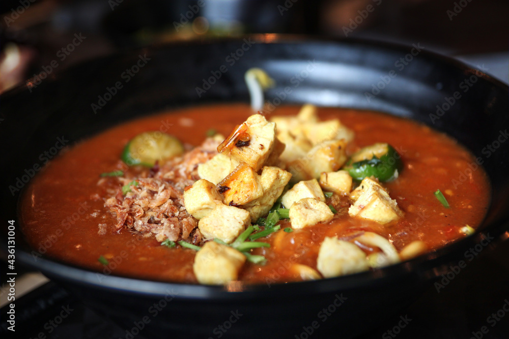 Popular Singapore Malay Cuisine Mee Rebus
