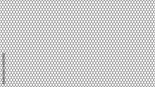 Abstract net curve line pattern with black color in white background. photo