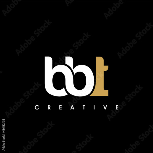 BBT Letter Initial Logo Design Template Vector Illustration photo