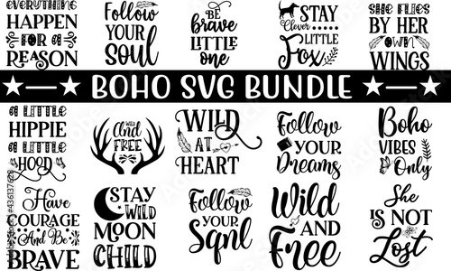 boho svg bundle
