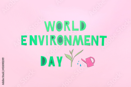 Text WORLD ENVIRONMENT DAY ...
