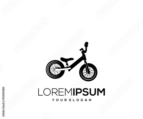 bike icon logo design silhouette