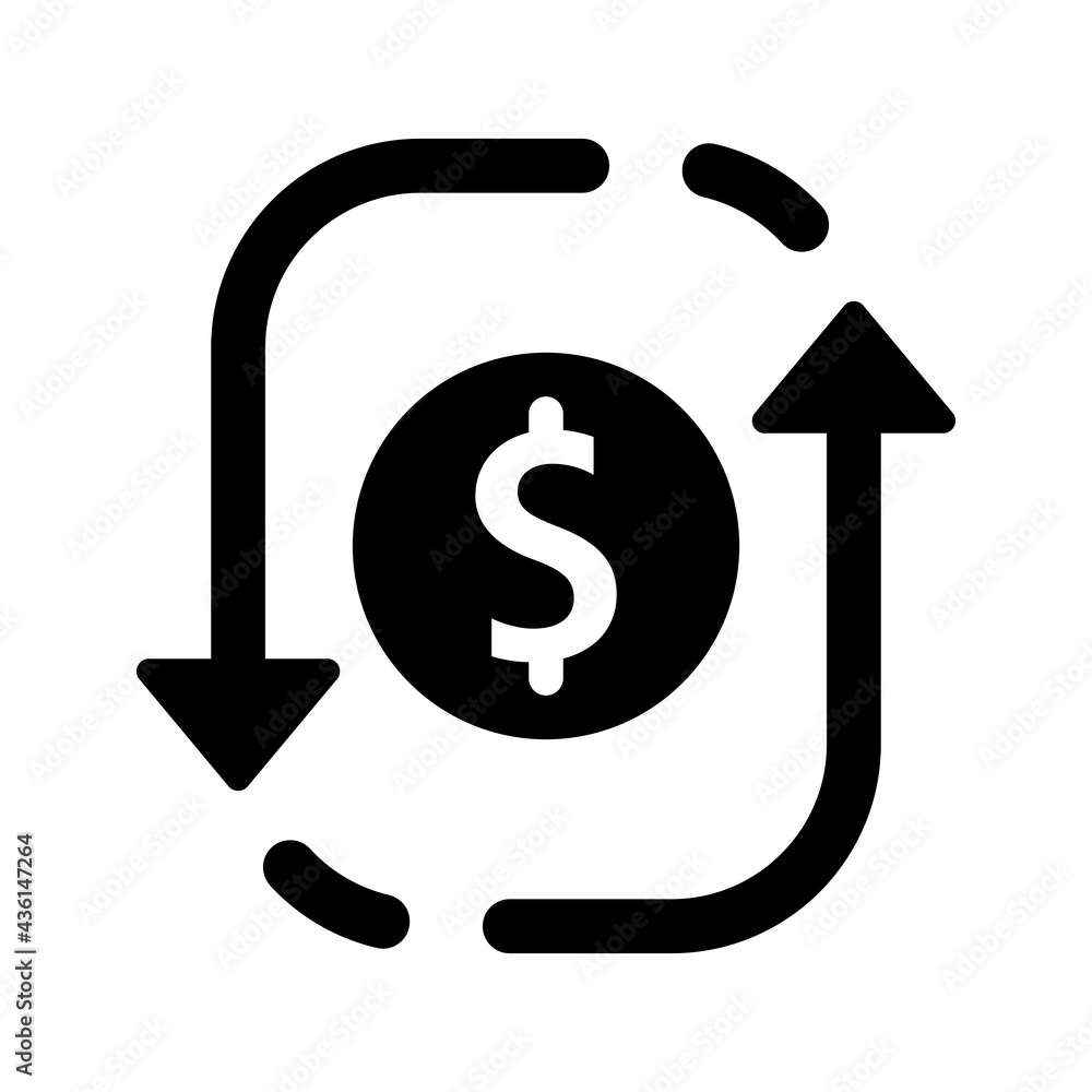 Money transfer icon Money transfer icon