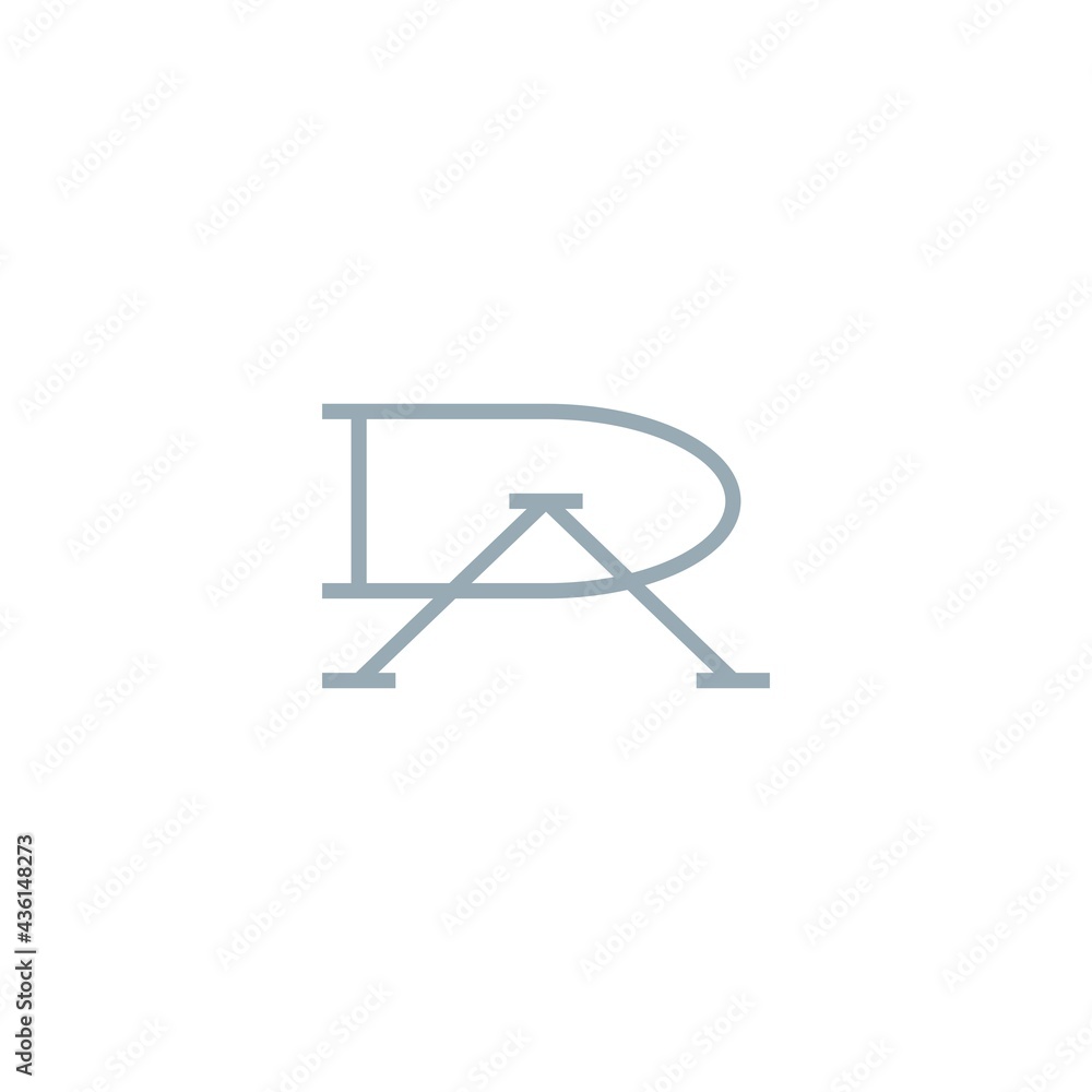 da letter mark initial logo vector icon illustration da letter mark initial logo vector icon illustration