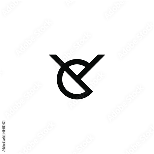 letter VC logo design 