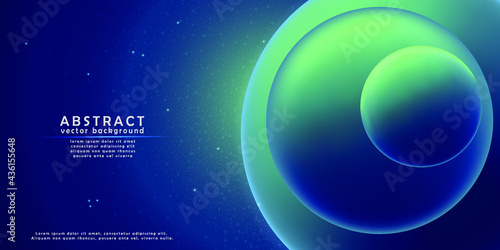 Liquid color background design. Blue green fluid gradient shapes composition. Futuristic design landing page. Eps10 vector.