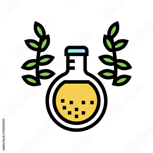 elixir phytotherapy color icon vector. elixir phytotherapy sign. isolated symbol illustration