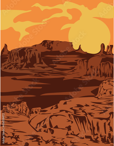 2d vector western background _ wild west vector