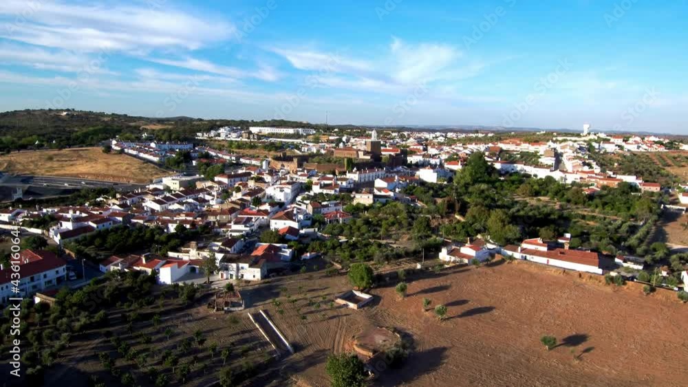 Spain. Aerial drone view in village of Spain. 4k Video Spain. Aerial drone view in village of Spain. 4k Video