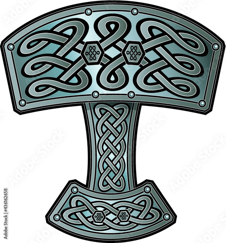 the viking god,  thors hammer