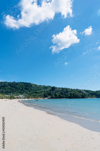 A bright day with clear sky at Kalim  Patong  Phuket