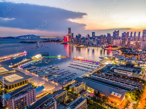 Aerial photo of Qingdao Olympic Sailing Center