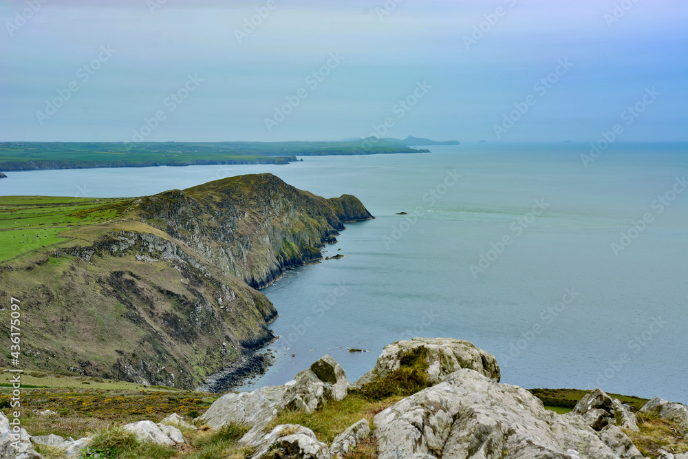 The View from Garn Fawr to Saint David's Head, Northern Pembrokeshire, Wales, U.K.