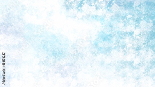 Abstract blue and white color backgrounds paint texture , illustration wallpaper 