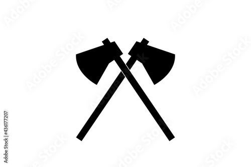 Crossed Axes, Crossed Battle Axe, Executioner Axe