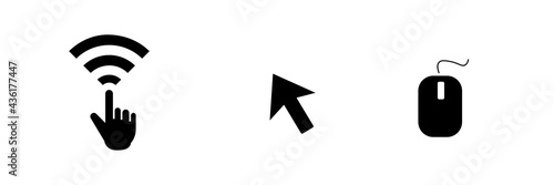 Computer mouse click cursor. Pointer cursor.