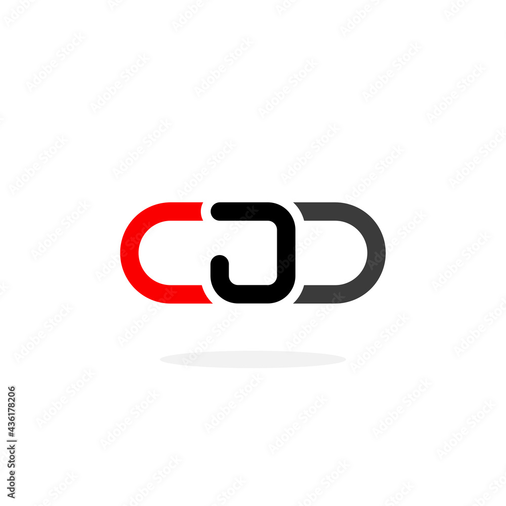 Pharmacy Pill Logo Icon Letter J Pharmacy Pill Logo Icon Letter J