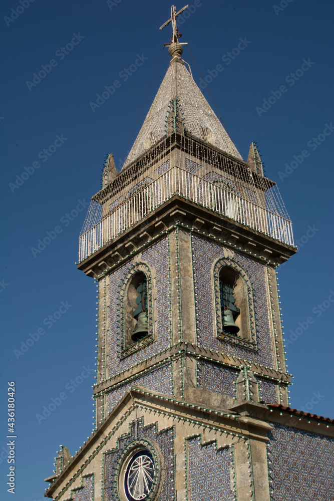 Ornate church steeple