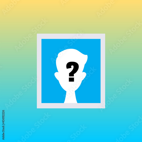 cover photo of silhouette people for thumbnail studio on blue background