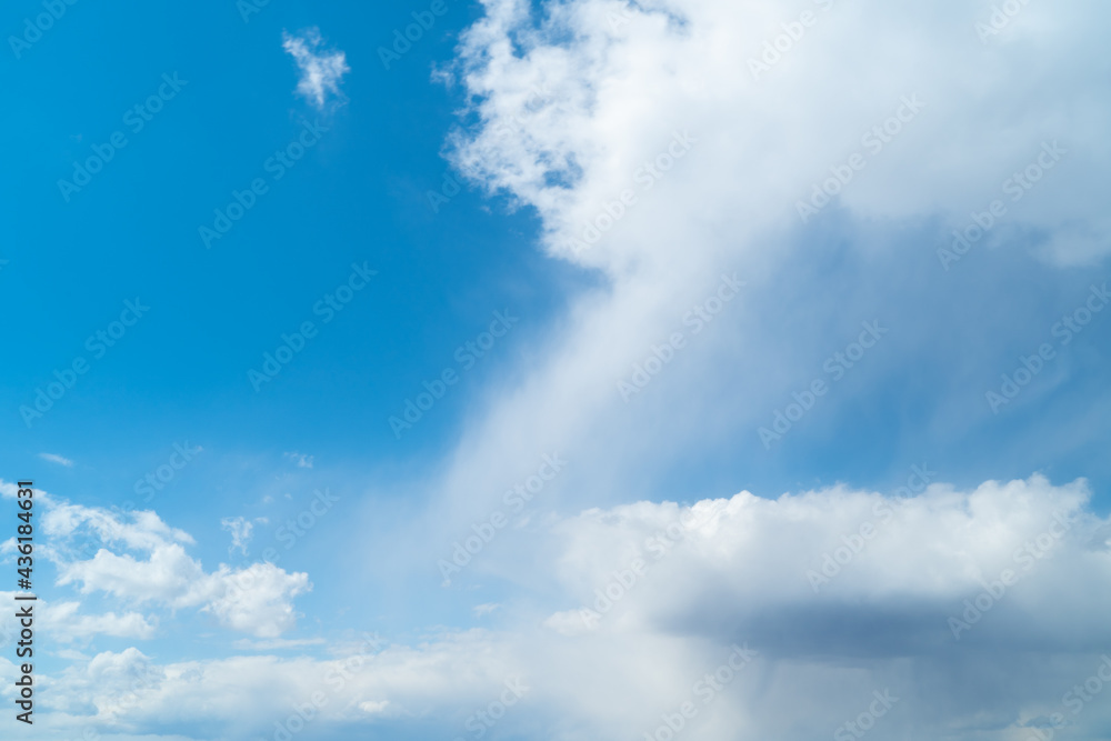 Fototapeta premium A beautiful textured sky with clouds. Nature