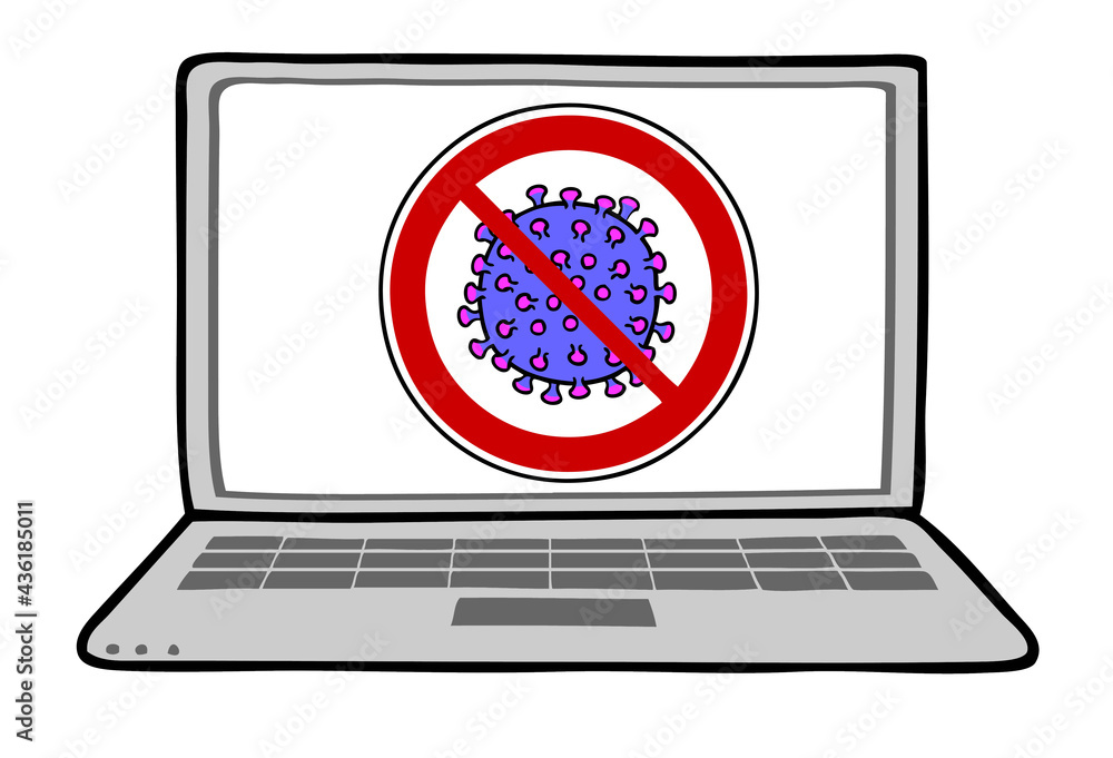 Antivirenschutz gegen Computervirus auf Computer Antivirenschutz gegen Computervirus auf Computer