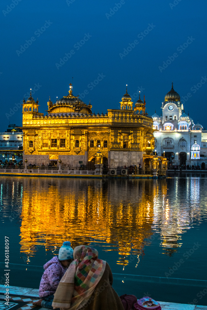The Golden Temple, also known as Harmandir Sahib, meaning 