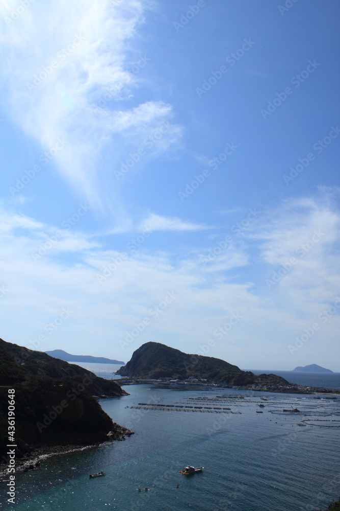 高知県　柏島と漁場風景
