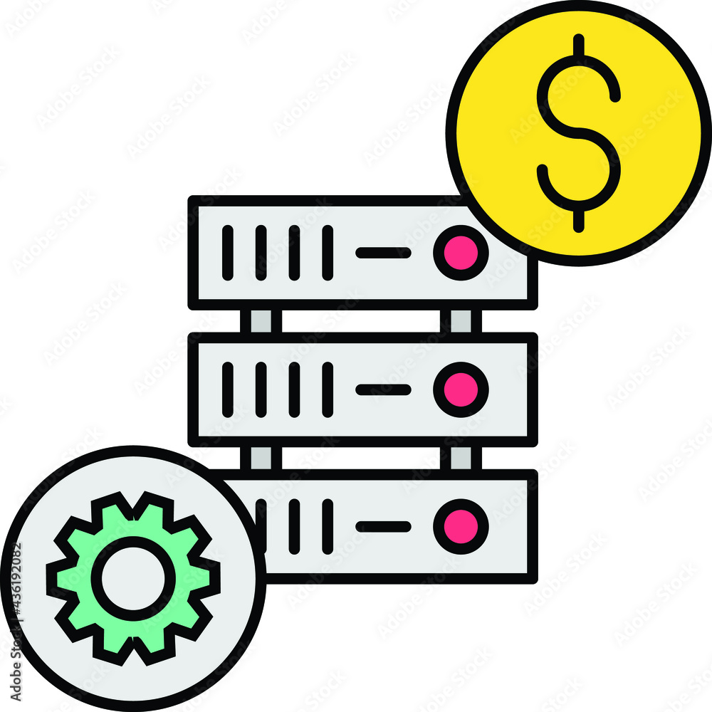 Zero Setup Cost Web Server Concept, Trial Hosting Vector Color Icon Design, Data Center and Web Hosting Symbol, Cost effective Hardware Stock illustration Zero Setup Cost Web Server Concept, Trial Hosting Vector Color Icon Design, Data Center and Web Hosting Symbol, Cost effective Hardware Stock illustration