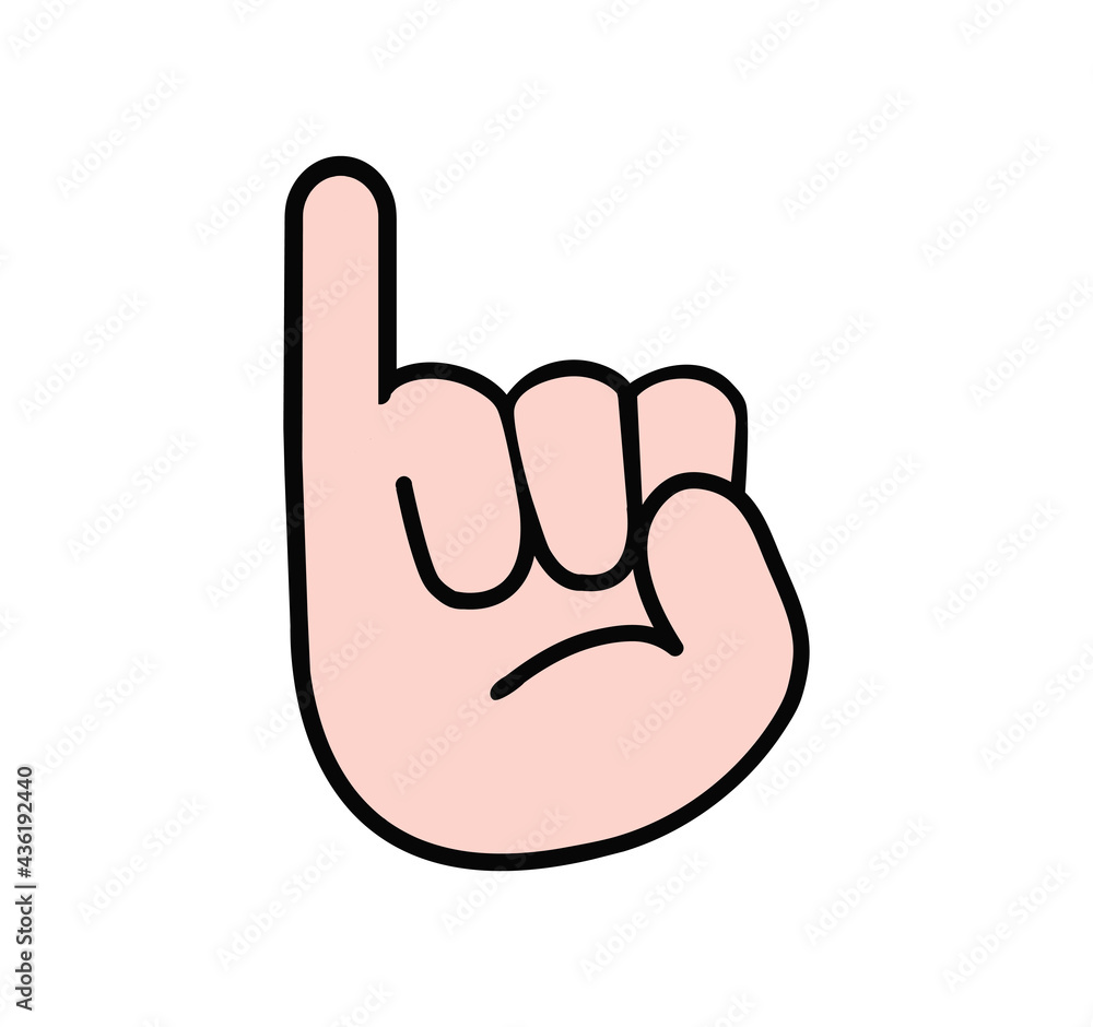 little finger line promise sign vector little finger line promise sign vector
