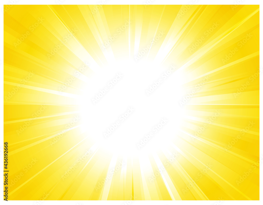 Obraz premium 放射線の背景素材 ベクターイラスト