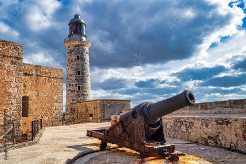 Photography Colonial castle of El Morro in Havana, Cuba