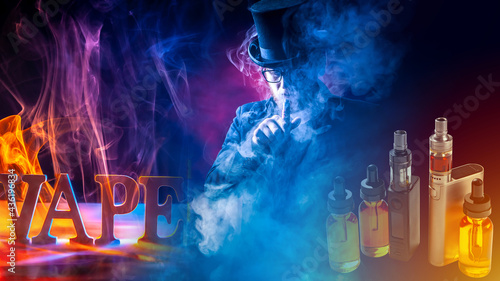 Vaping. The concept of Smok...