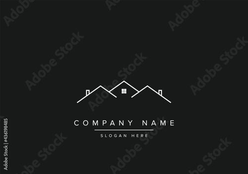 real estate Home Loge simple logo design
