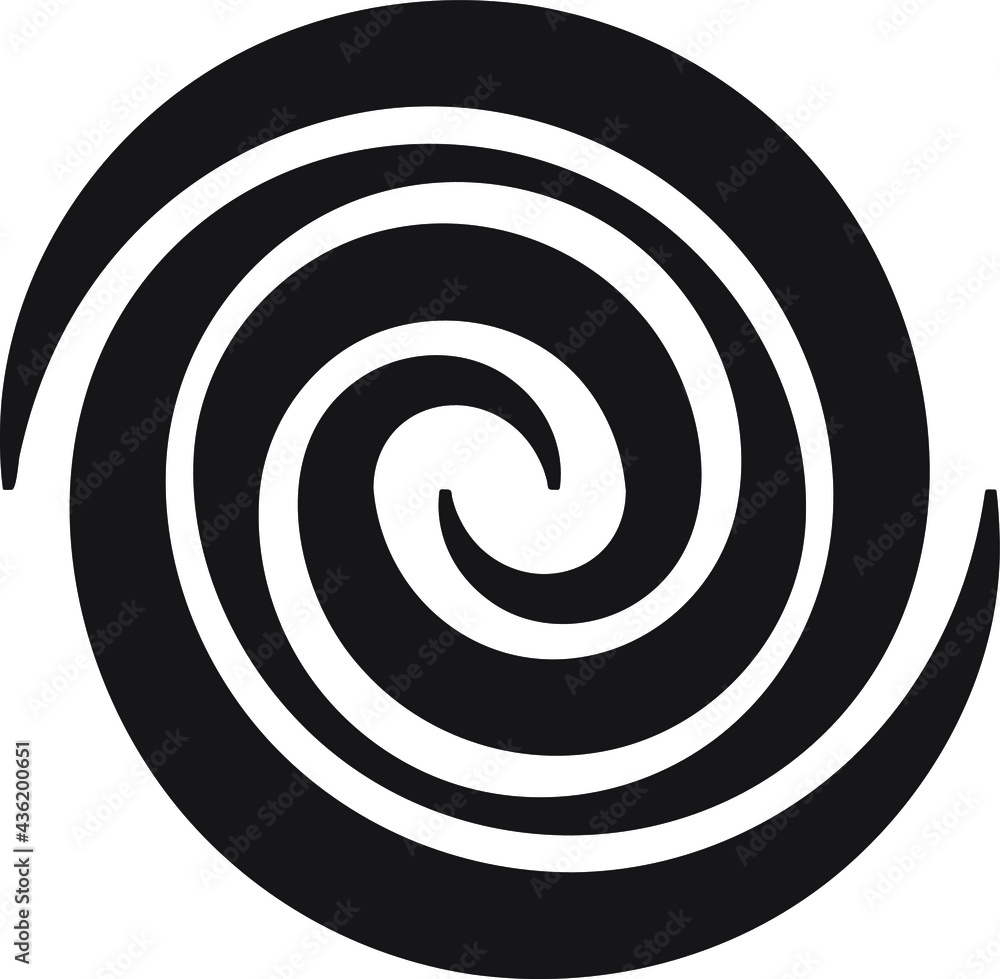 Circular twisted swirl elements of abstract design. Smooth spiral forms. Collection of circular motion elements. for textile printing Circular twisted swirl elements of abstract design. Smooth spiral forms. Collection of circular motion elements. for textile printing