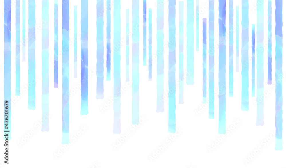 水彩で描いた雨 背景 水彩で描いた雨 背景