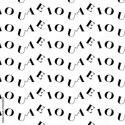 textura con vocales