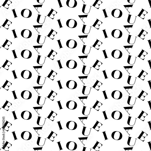 textura con vocales