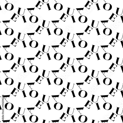 textura con vocales