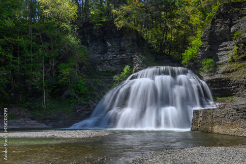 Robert Treeman State Park Falls in Upstate New York