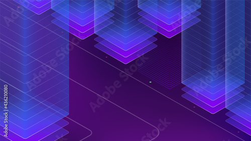 Trendy abstract background. Minimal geometric shapes composition. Colorful pattern. Template for your design works.