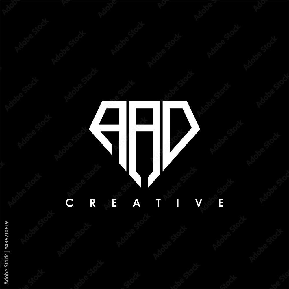 AAD Letter Initial Logo Design Template Vector Illustration AAD Letter Initial Logo Design Template Vector Illustration